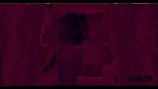 Dark red violet frozen clip