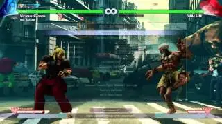 STREET FIGHTER V Ken Meaty Counter Hit Overhead Setup