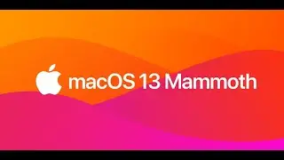 macOS 13 Mammoth Concept