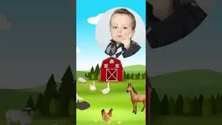 Farm Barnyard Animals Birthday Video Invitation