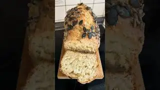 Schnelles K&ouml;rnerbrot ohne Hefe#shortvideo #lecker #baking #backen #food #rezept #shortsvideo