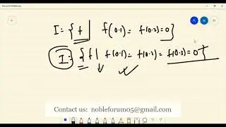 IDEALS in C[0,1] | MAXIMAL IDEALS & PRIME IDEALS |