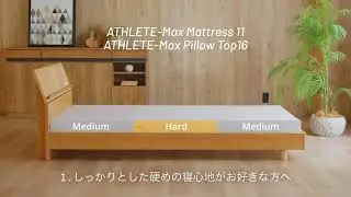 【Literie リテリー】ATHLETE-Max 組み替えパターン例 1層タイプ