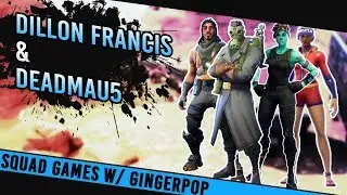 Fortnite - Squads with Dillon Francis & Deadmau5 - August 2018 | DrLupo