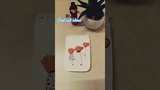 Cool art ideas 🔥❤️ | Easy & aesthetic #shorts #diy #aesthetic art