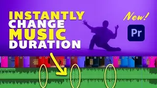 New in Premiere Pro! Change Music To Any Duration with REMIX