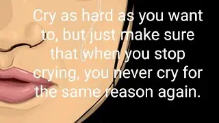 Crying Motivational Quotes /Crying Quotes In English/ Positive Thoughts