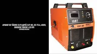 Aparat de tăiere cu plasmă CUT-80, 20-75 A, 400V, grosime tăiere 1-25 mm Cod SKU: 6426390839985