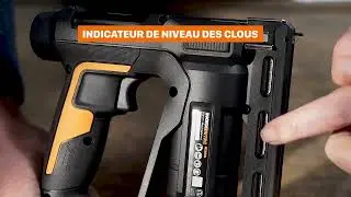 WORX - Agrafeuse / cloueuse 2 en 1 sans fil 18V - WX843