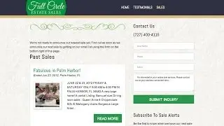 Website Hosting For Estate Sale Companies