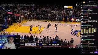 xQc Shocked By LeGOAT James Clutch winning play