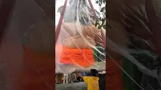 Ganesh Idols Lifting with crane 2025 ||  jai bolo Ganesh || Hyderabad 2025