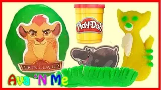 Play-Doh Disney Jr.  Lion Guard Kion and Friends with Blind Bags and Surprise Egg Opening