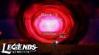 PART 1 - Red Gates The Solo Leveling Update! | Legends ReWritten