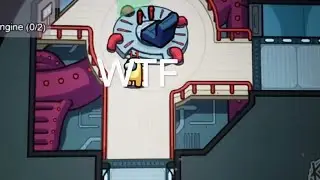 Among Us but the skeld map is broken