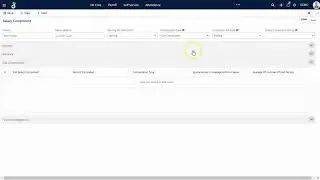 How to create salary components