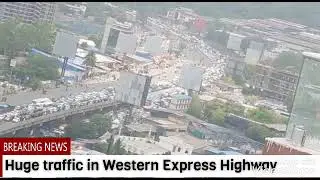 Huge traffic Jam in Western Express Highway