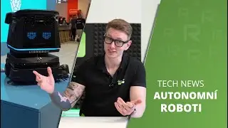 Autonomn&iacute; roboti v hotelech, skladech i na leti&scaron;t&iacute;ch | TECH NEWS #1 | ROBOT WORLD