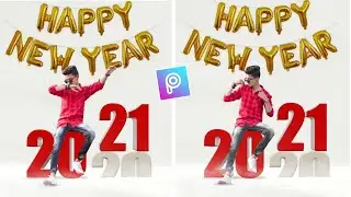 2021 Happy New Year Photo Editing in PicsArt | Happy New Year 2021 Photo Editing | 2021 New year