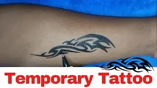 Temporary tattoo at home 30 #tattoo #tattooart #temporarytattoo #tattooat home