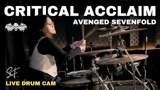 AVENGED SEVENFOLD - CRITICAL ACCLAIM | Live Drum Cam with AFMA Band | Stefanie Floriana