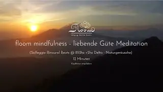 12 Minuten Heilung: Meditation der Liebenden Güte (Metta) | 🎧 852 Hz Solfeggio & 2 Hz Delta | Natur🌳