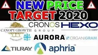 New 2020 Analyst Price Target - Aurora, Canopy, Cronos, Aphria, Organigram, Hexo - ACB CGC CRON OGI