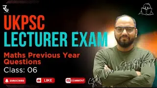 UTTARAKHAND MATH LECTURER CLASS -06 PAST YEAR QUESTION#viral #shots #ukpsc2025