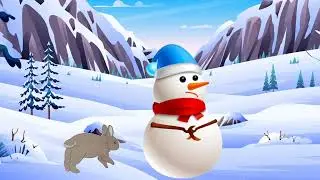 A Chubby Little Snowman|Nursery Rhymes|English Rhymes|Kids Rhymes|Kids Songs|English Poems|