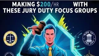 Earn Up to $200/Hour with Top Jury Duty Focus Groups Online or In Person