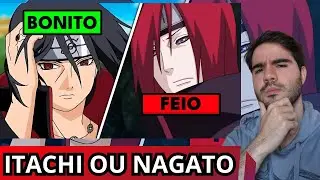 ELA PROVOU QUE O PAIN É MAIS BONITO QUE O ITACHI 😳💅 - REACT ao RANKING DE BELEZA DOS AKATSUKIS