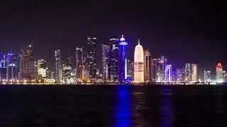 DOHA NIGHT TIMELAPSE