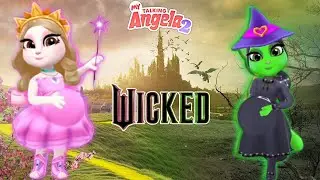 Talking Angela'm 2😻 || Wicked ! | Prednant Elphaba & Glinda || new Update || Cosplay