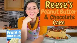 Reese's Peanut Butter & Chocolate Cake (from a box mix)