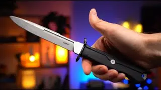 Нож Mr.Blade Leshiy stonewash сталь AUS-8 рукоять Black Elastron
