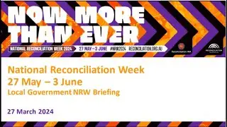 National Reconciliation Week WALGA Community Briefing