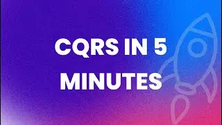 CQRS Pattern in 5 minutes .
