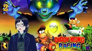 Diddy Kong Racing p2: This wiz is hogging the whole road!