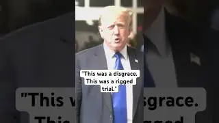 Watch Donald Trump's reaction to his conviction on all 34 counts in his NY hush money criminal trial