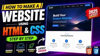 How To Make A Website Using HTML And CSS Step By Step | Latest Website Design | TransformShieldTech