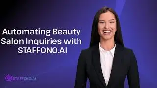 Automate Beauty Salon Bookings with STAFFONO.AI | AI Receptionist Demo
