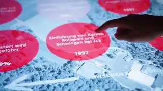 Jubil&auml;umsjahr BASPO - Interaktive Multitouch-Installation