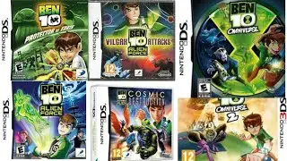 BEN 10 NITENDO DS TOP 6 GAMES LIST