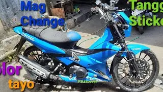 MOTORCYCLE STICKER REMOVING WITH WD40 | Xrm 125 |