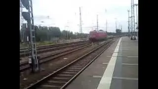 BR 101 wird An Den EC Nach Brnl. i. Nl Geh&auml;ngt