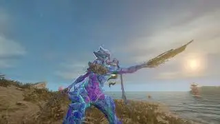 Warframe Mirage Nu Wa skin Petrification by Atlas (Kemoryona)