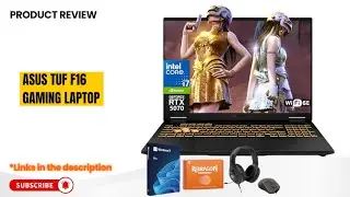 ASUS TUF F16 RTX 5070 Review | i7-14650HX + 165Hz Display | Best Gaming Laptop 2026?