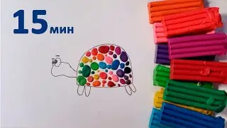 Как нарисовать ЧЕРЕПАХУ 🐢 How to draw a TURTLE 🐢
