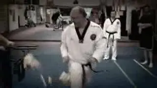 7 Boards With A Step Back Kick :-) | kettlebell 24kg