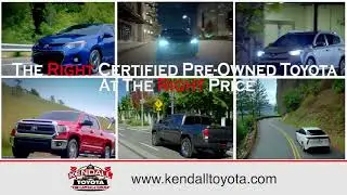 Certified Preowned Toyota's at Kendall Toyota!